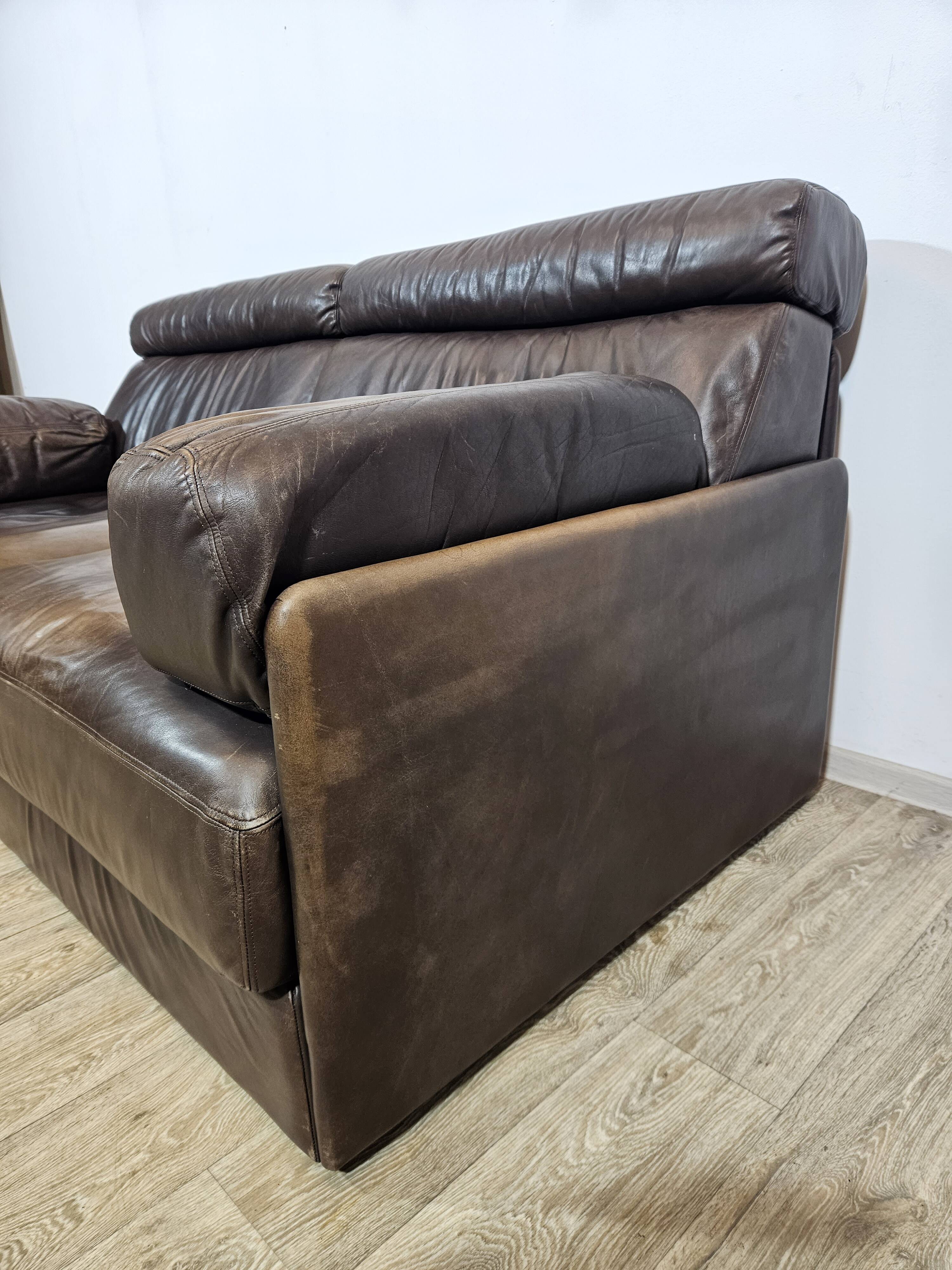 De Sede DS76 sofa, Switzerland, 1970s.