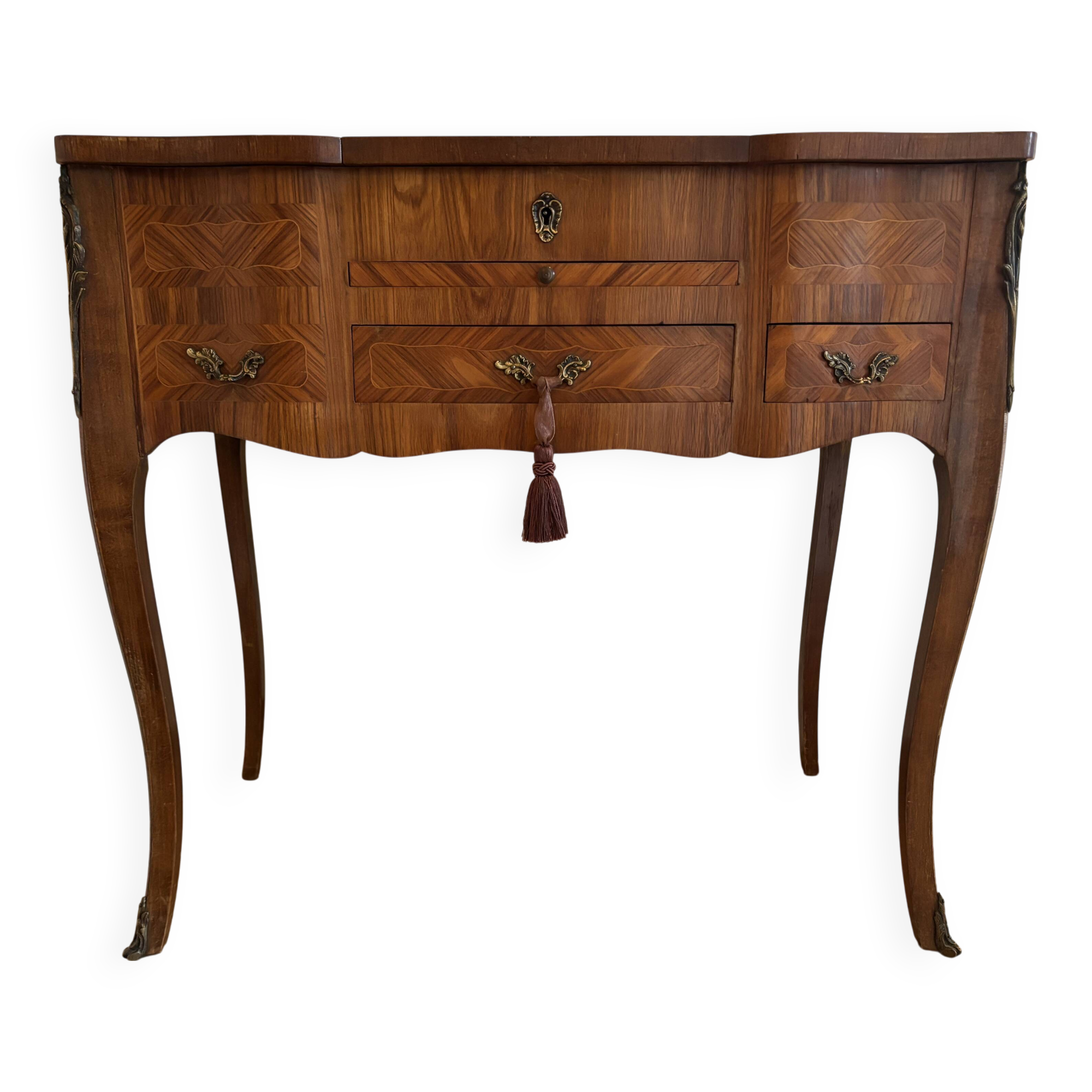 Antique dressing table with folding mirror – Louis XV style