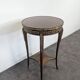Transitional style mahogany console table