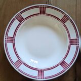 6 Badonviller soup plates