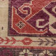 Handmade wool and silk carpet Kazakhstan 204x126 cm
