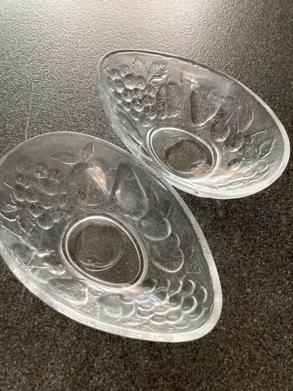 Duo de coupelles à avocat en verre
