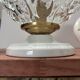 Paire d’appliques globes vintage en verre ciselé