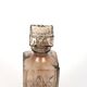 Whisky carafe in brown smoked glass sealed cap