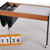 Vintage Side table/trolley with storage rack