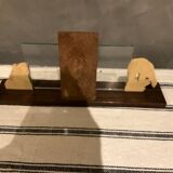 Bear and wood photo frame