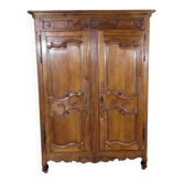 Small Louis XV wardrobe in solid oak