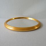 Mirror tray, gold metal tower, 23 cm