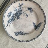 Ironstone plate Sarreguemines U&C "Carmen"