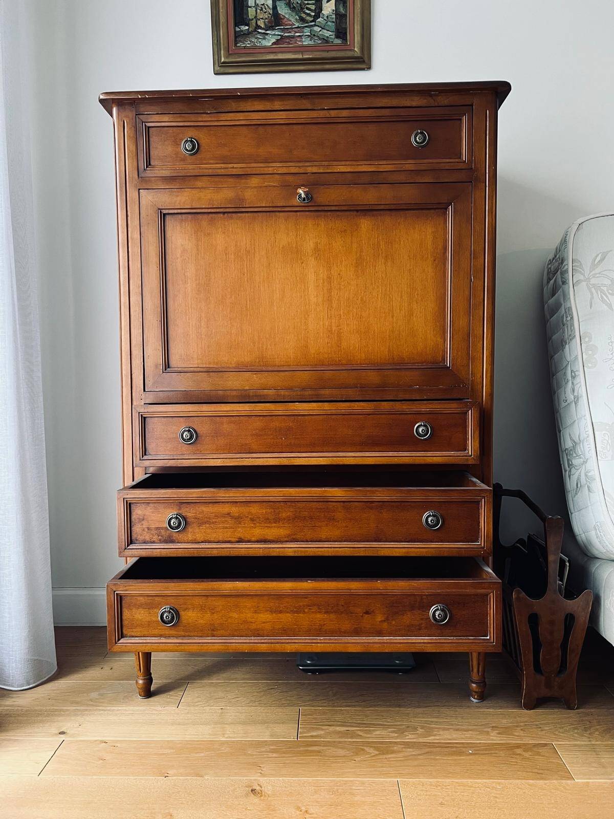 Wooden secretary