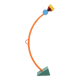 Ettore Sottsass Treetops Multicolored Metal Floor Lamp, Memphis Milano, 1981