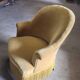 Toad armchair velvet period Napoleon III 19th