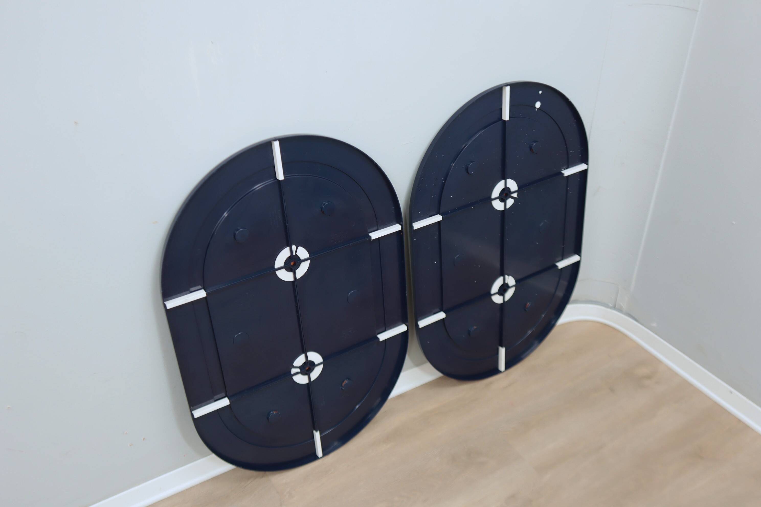 Pair of ABS wall mirrors Anna Castelli for Kartell 1960s