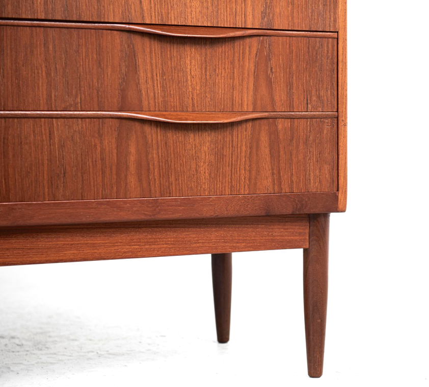 Teak Bureau by Erling Torvits for Klim Møbelfabrik, 1960s