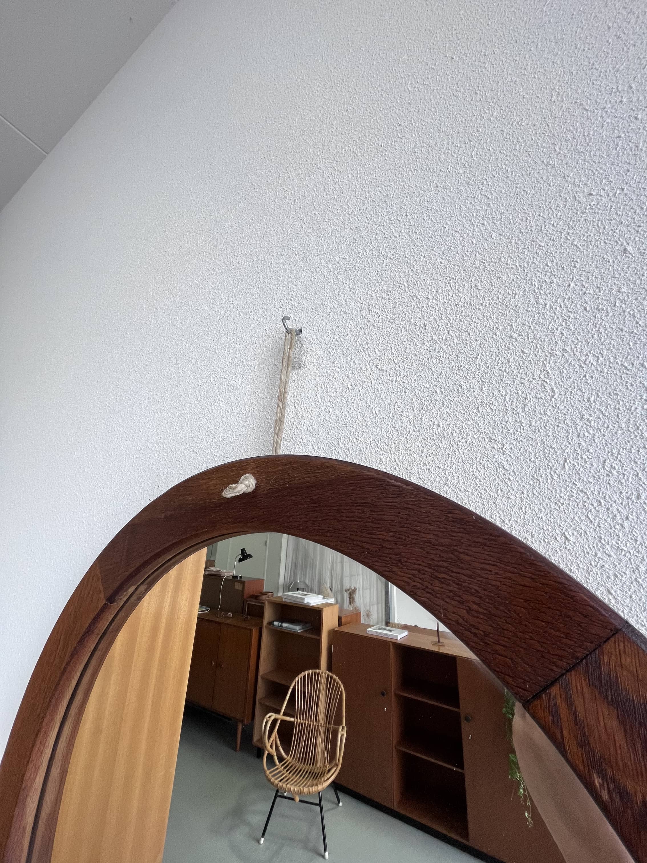 Vintage mirror round