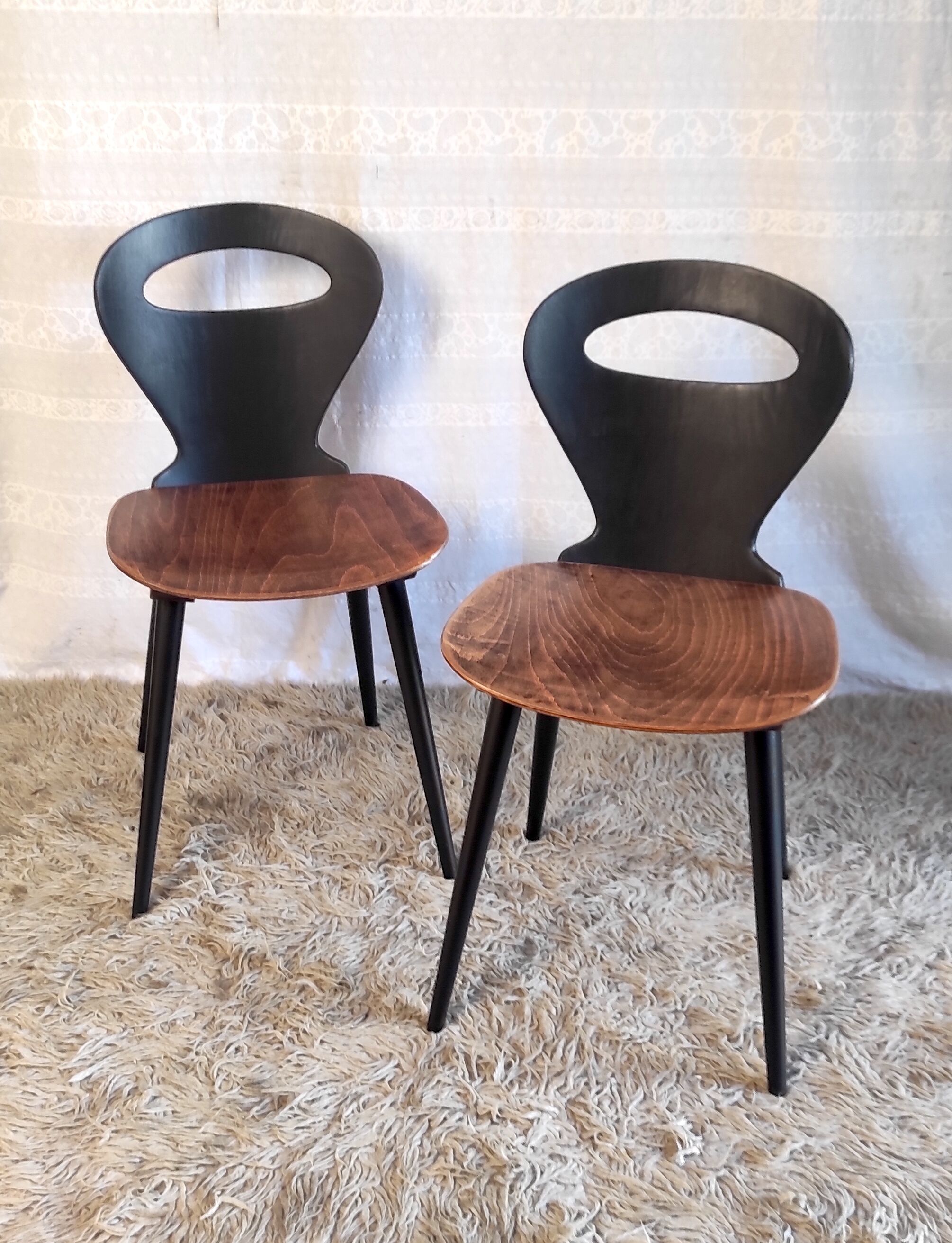 Baumann chair duo "Ant" - 60s/70s