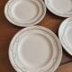 Set of 6 flat plates Longwy model Loridan – Antique earthenware from the late 19th to early 20th century.