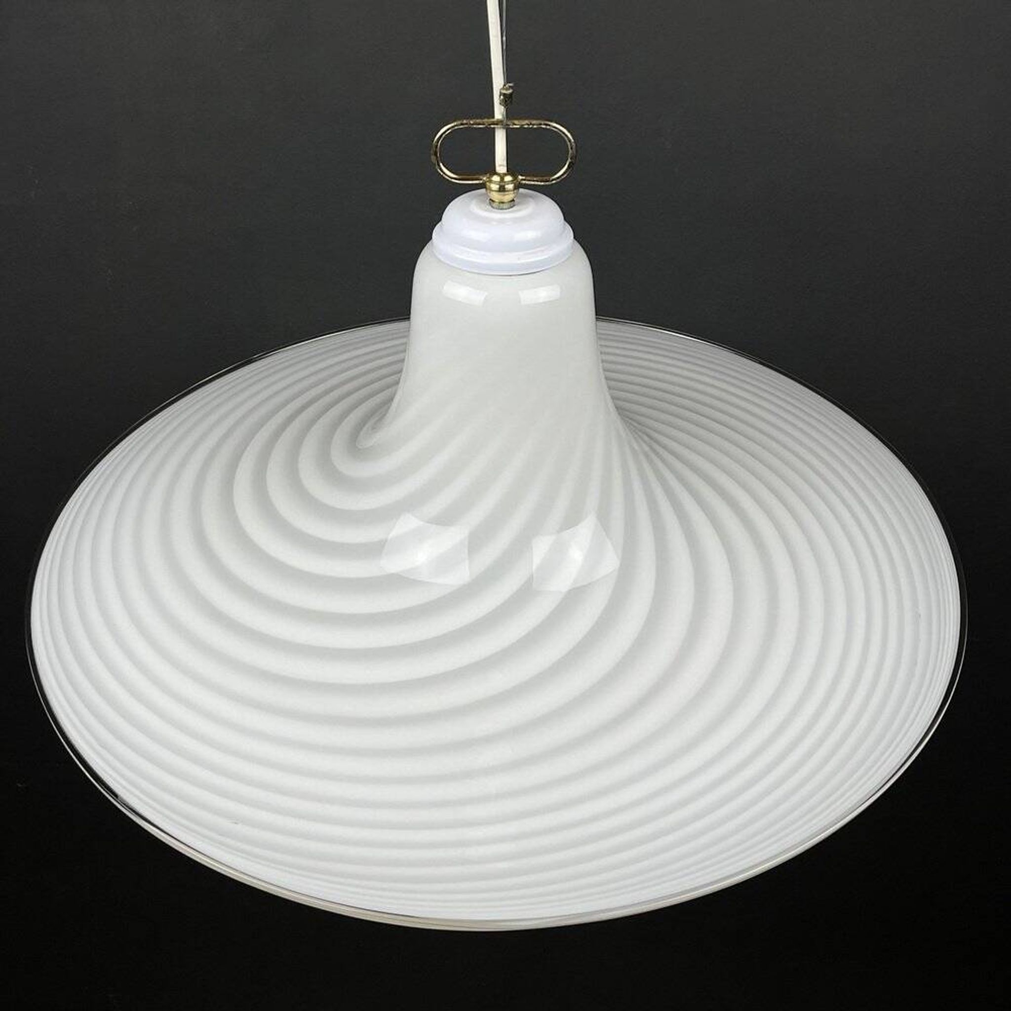 Murano glass pendant lamp Tourbillon by Vetri Murano, Italy, 1970s