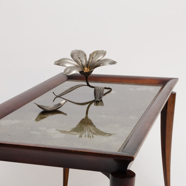 Table basse Art déco en acajou de Baptistin Spade - France - circa 1930.