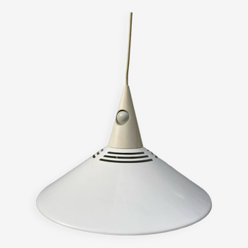 Scandinavian white metal pendant light Brilliant 1980