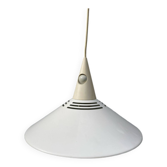 Scandinavian white metal pendant light Brilliant 1980