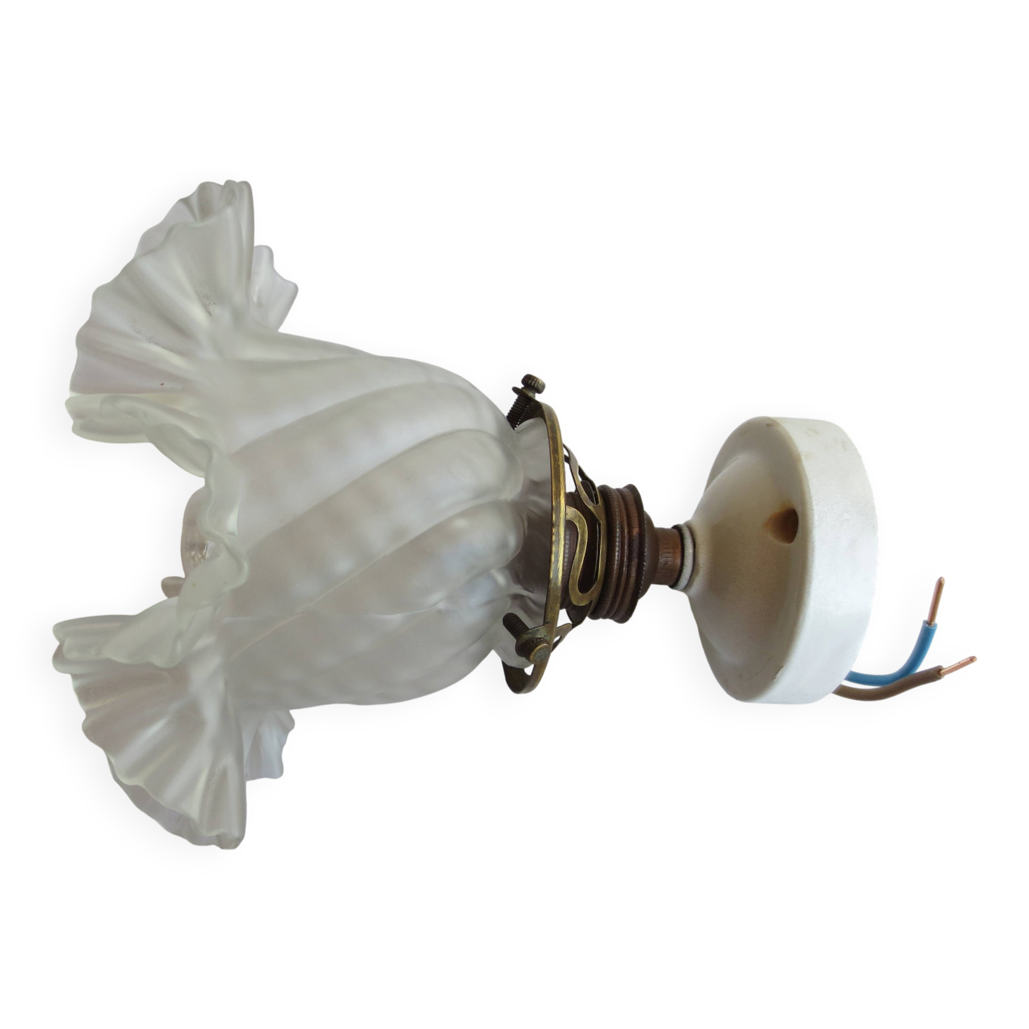 Straight wall or ceiling light fixture