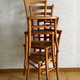 4 vintage bistro chairs
