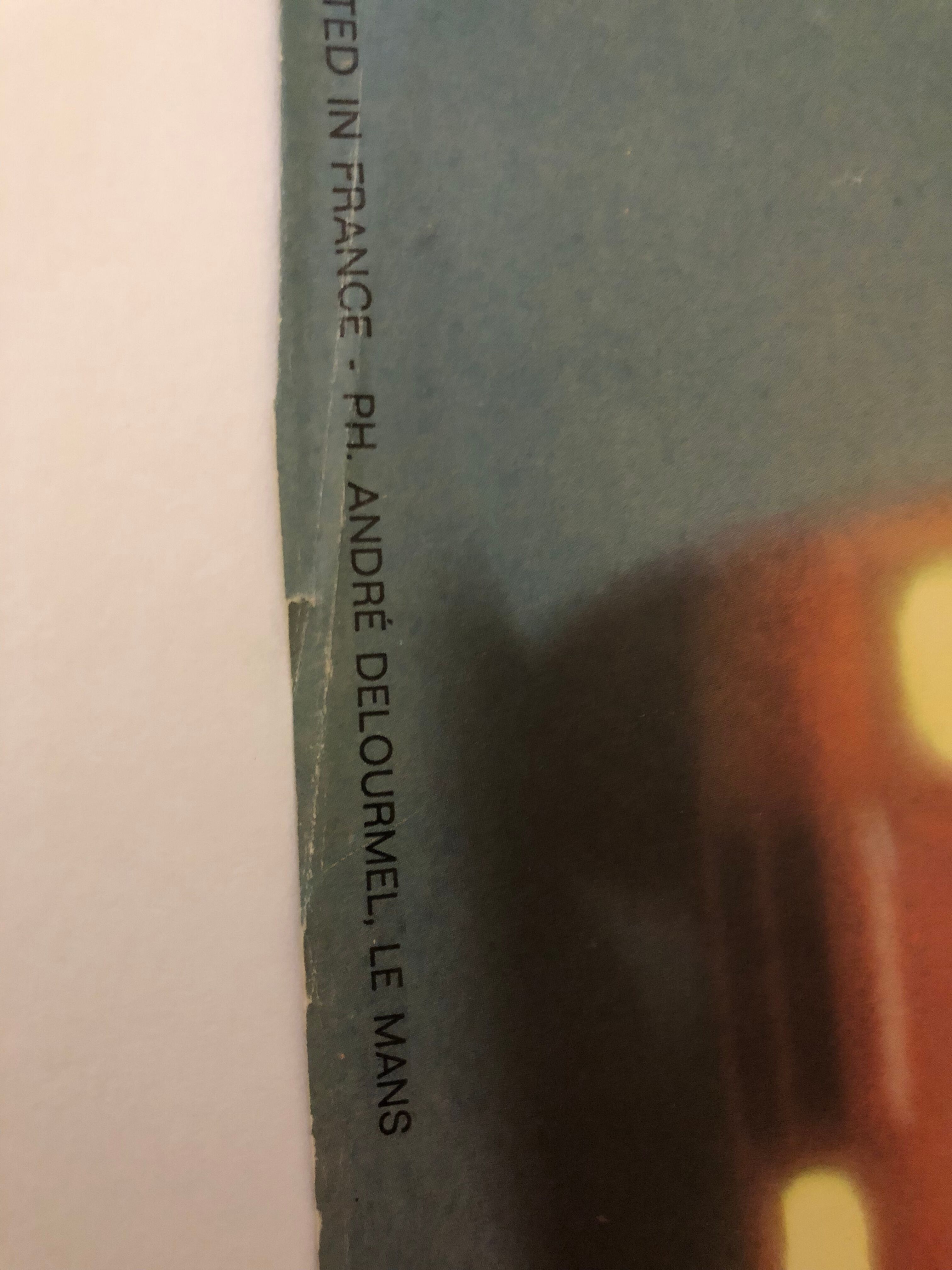 Original poster 24 Hours of Le Mans, 12 and 13 June 1971