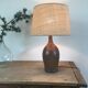Pied de lampe en grès vintage