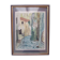Aquarelle montée de l'eglise à st paul de vence (alpes maritimes 06) signed pierre dumont 1975, frame