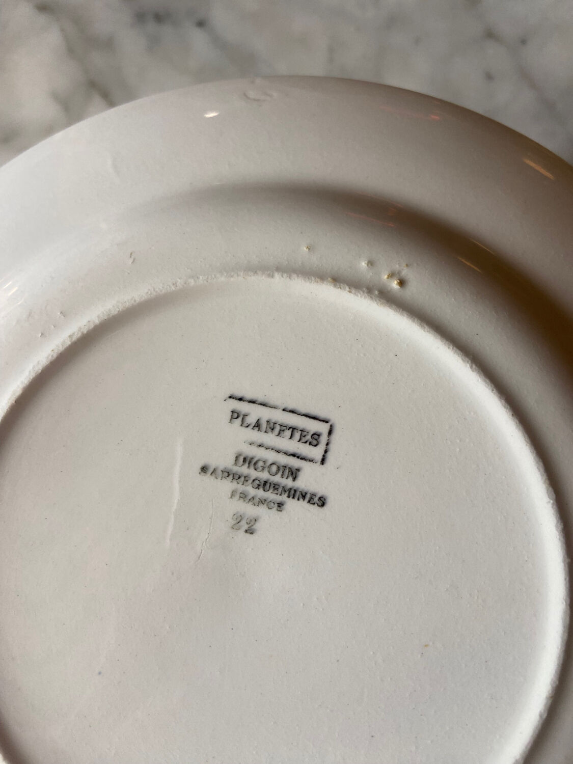 Sarreguemines Digoin plate series