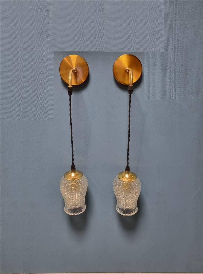 Paire d'appliques murales