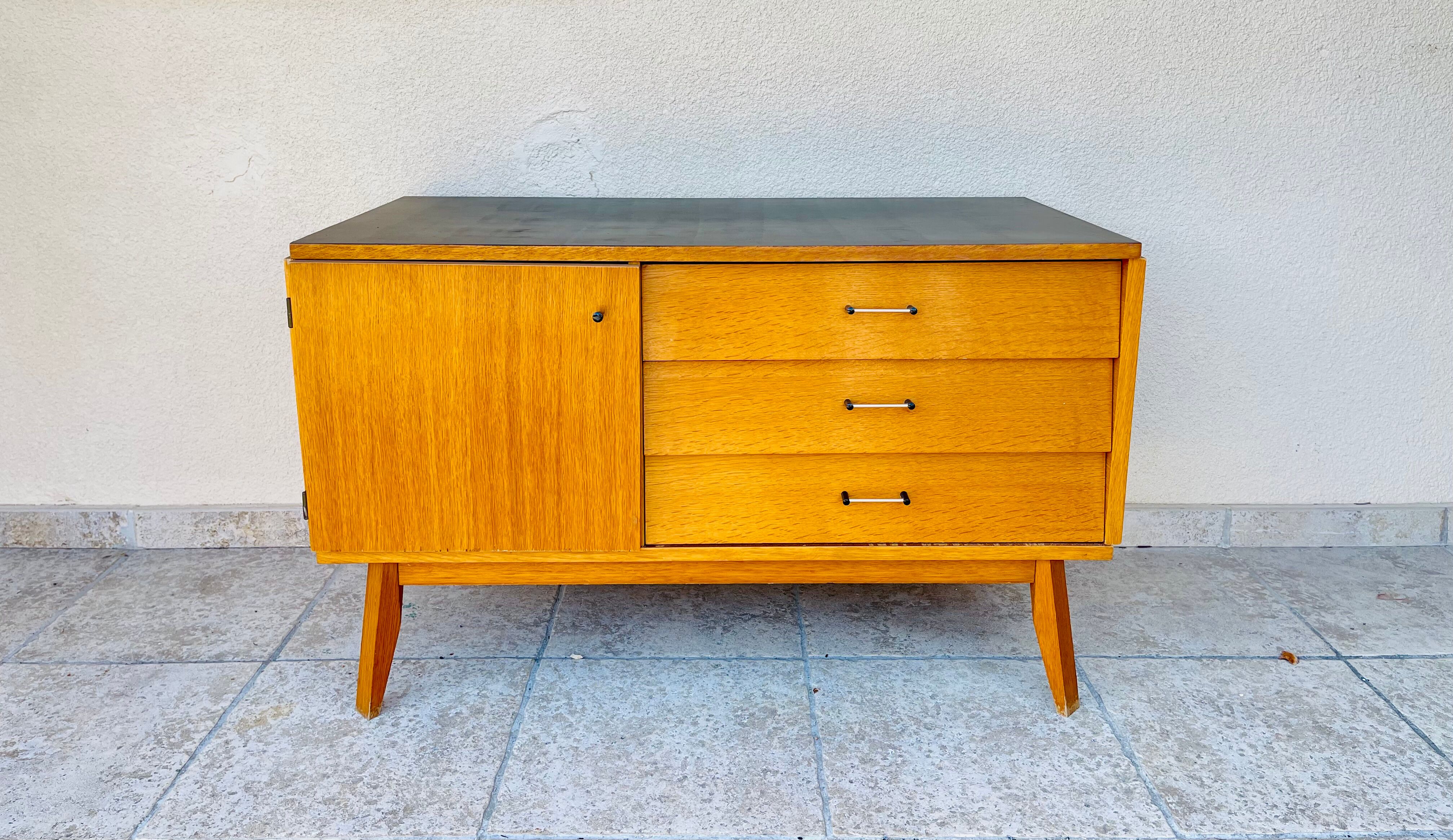 Vintage oak row 1960