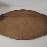 Silver art deco mirror