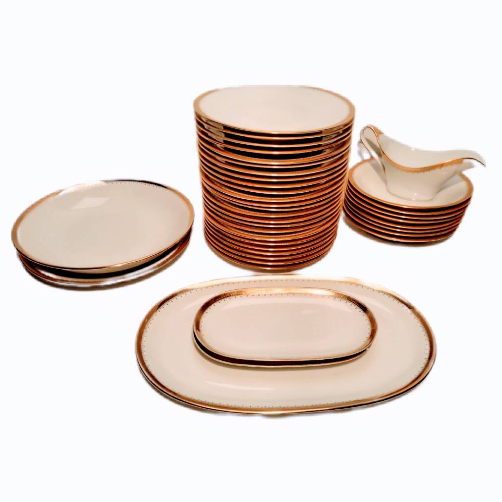 Lamotte sologne porcelain dinner service 38 pieces