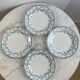 Set of 4 flat plates Creil and Montereau Labrador