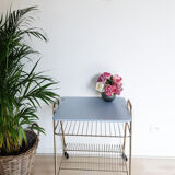 Table vinyl door, electrophone holder, record player, magazine holder, 50s