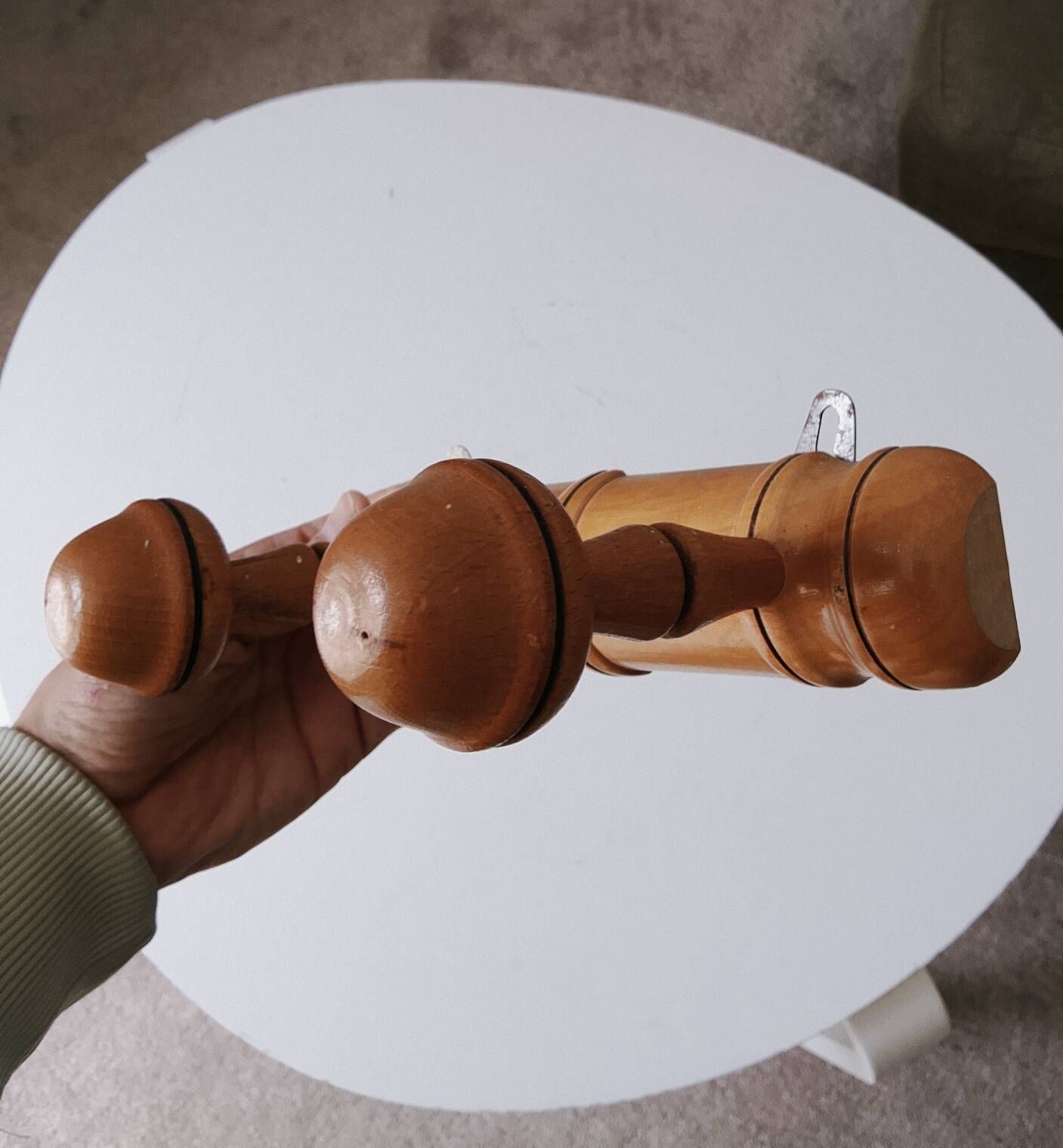 Vintage wall coat rack, popular art from the 60s/70s.
