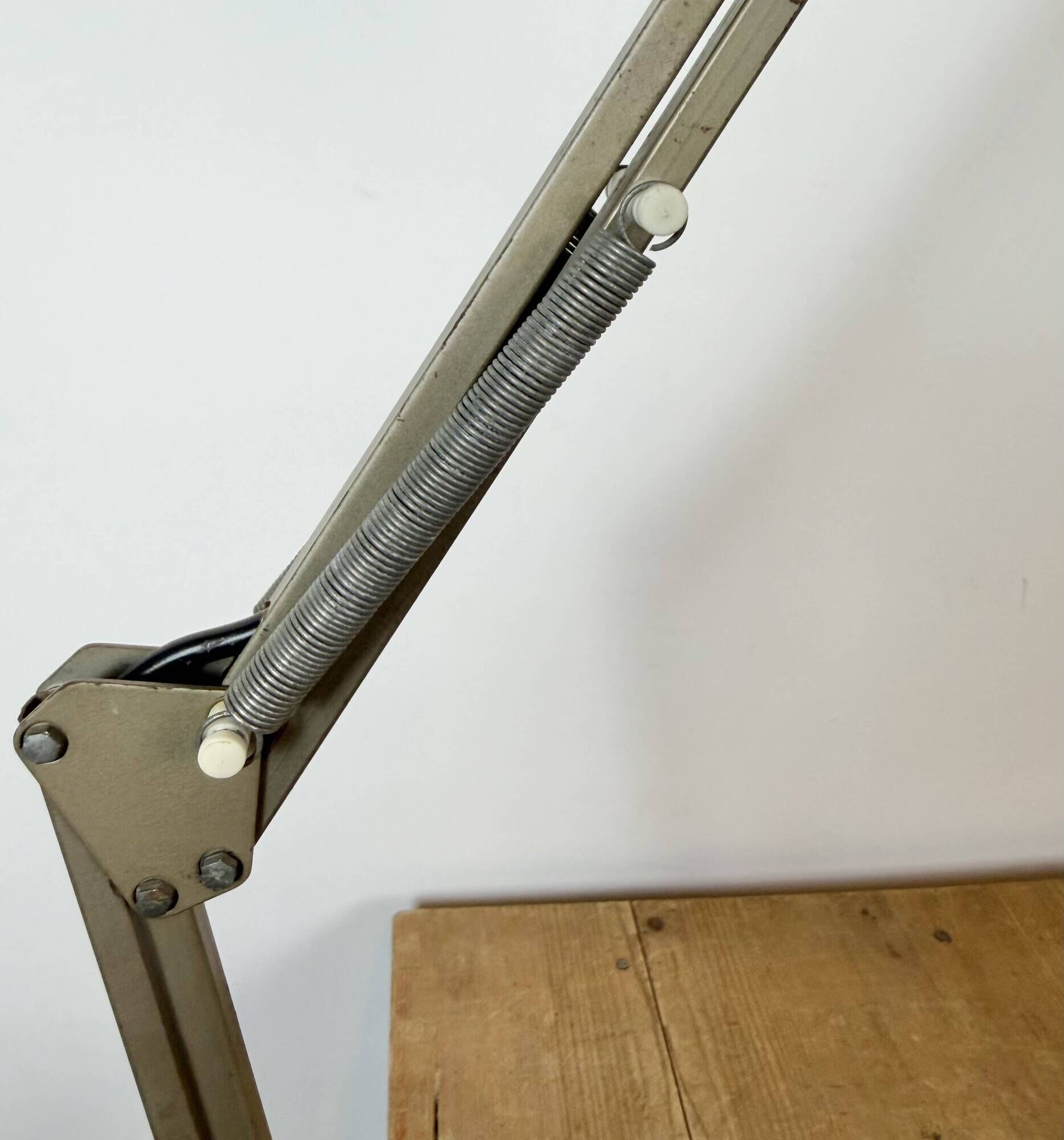 Vintage Brown Adjustable Architect Table Lamp, 1960s