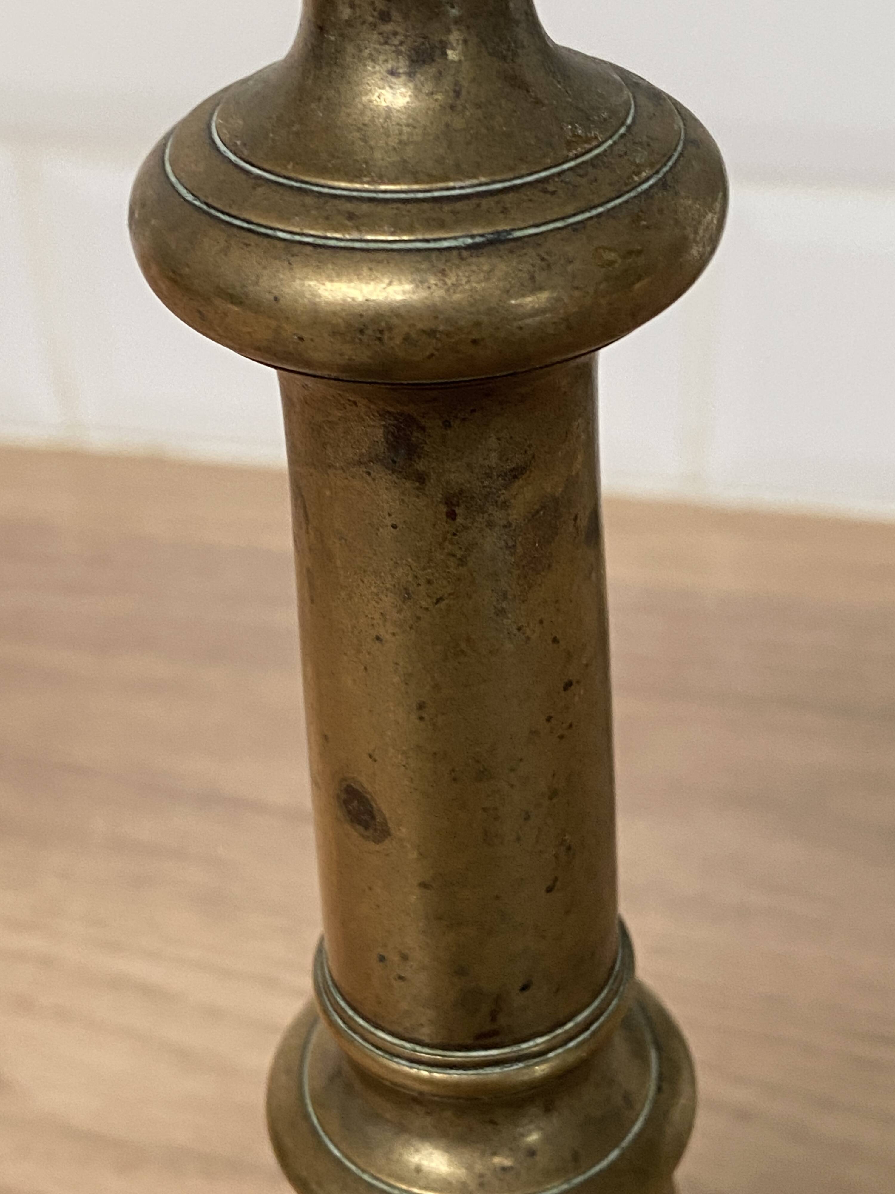 Brass candle holder