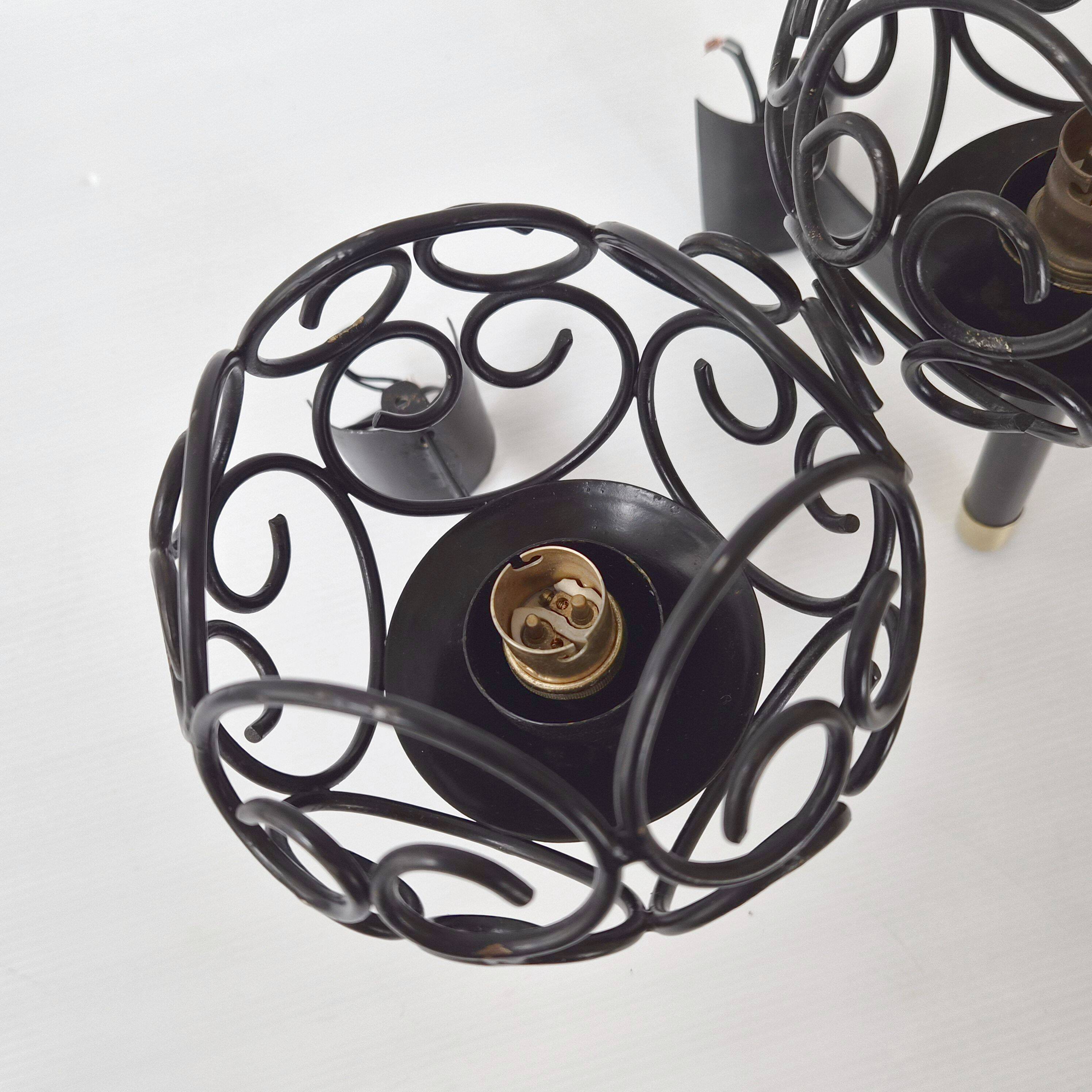 Pair of vintage wall lights from the 1950s