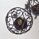 Paire d'appliques vintage 1950