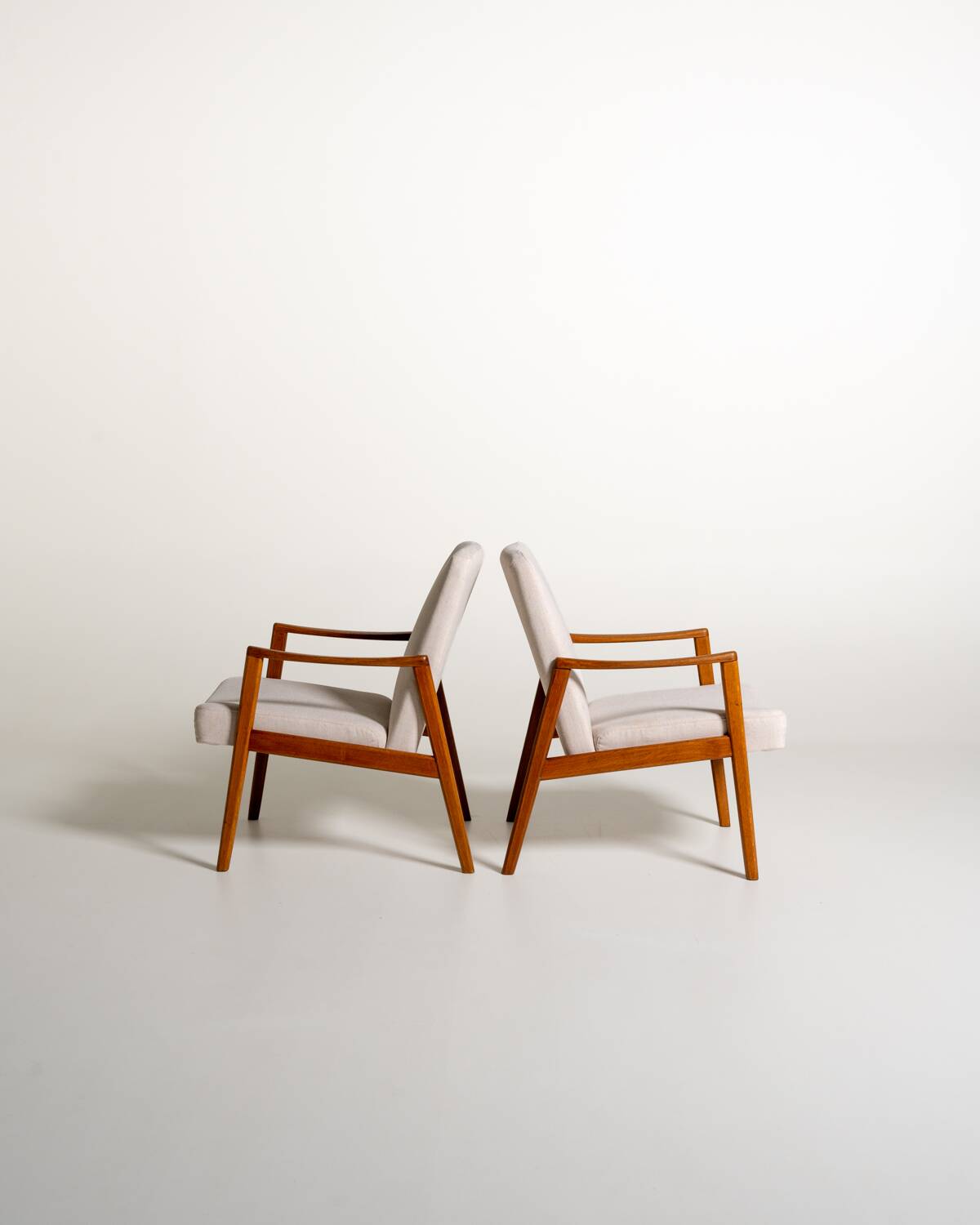 Scandinavian teak armchairs, 1950s/60s