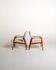 Scandinavian teak armchairs, 1950s/60s