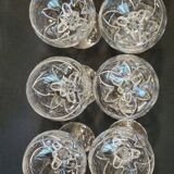 6 verres à vin en cristal 24% Cristallerie Kaspar Lemberg Lorraine vintage