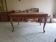 Table in solid cherry wood, Louis XV style.