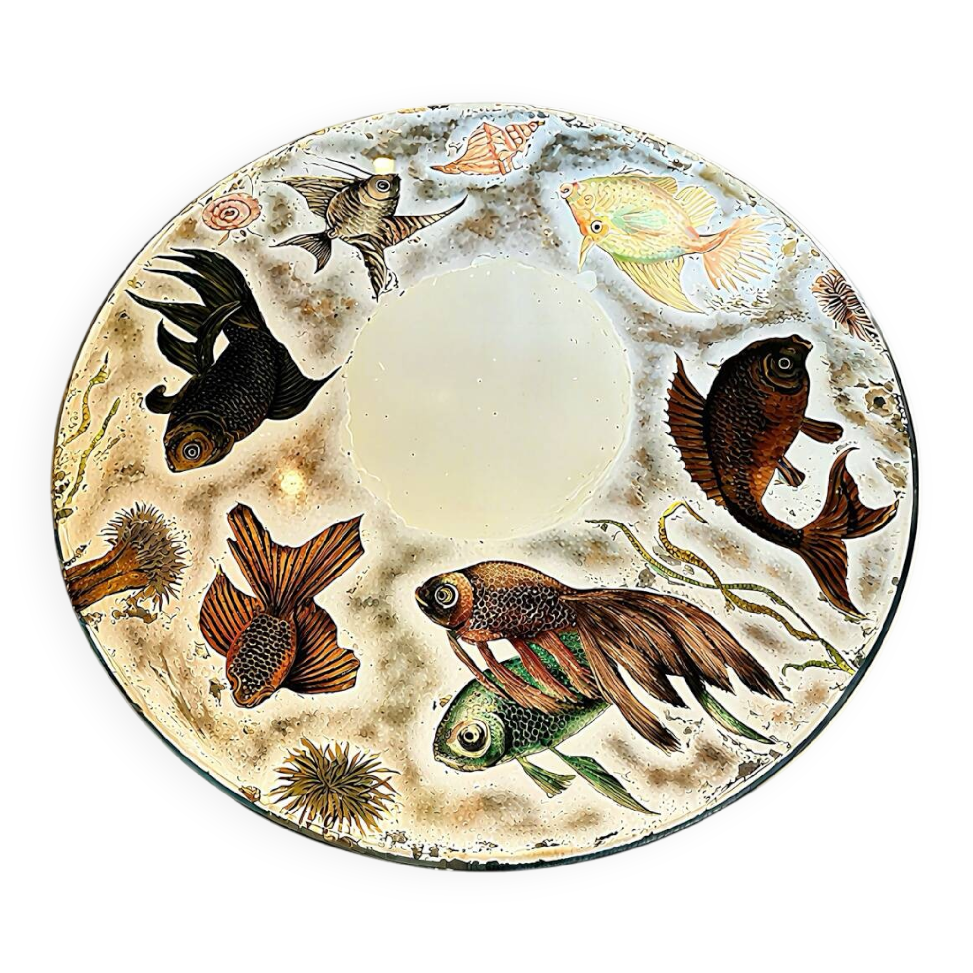 Miroir attribué Fornasetti Italie circa 1950