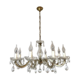 Lustre à papilles Murano 8 branches années 50