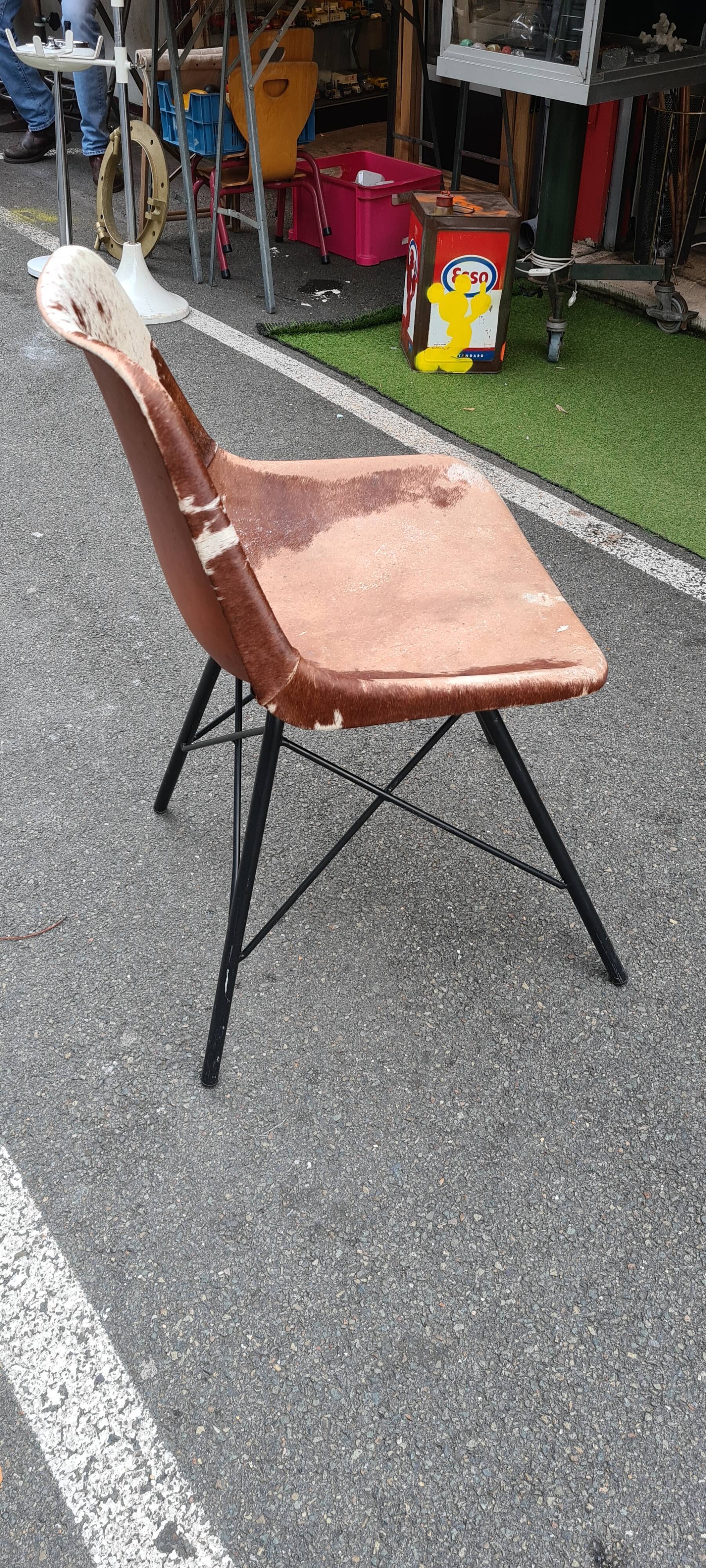 Sete of 6 cow haid chairs