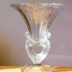 Vase verre pressé art déco
